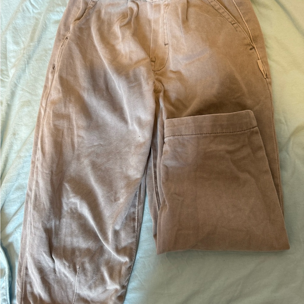 Zara Men's Light Brown Corduroy Pants